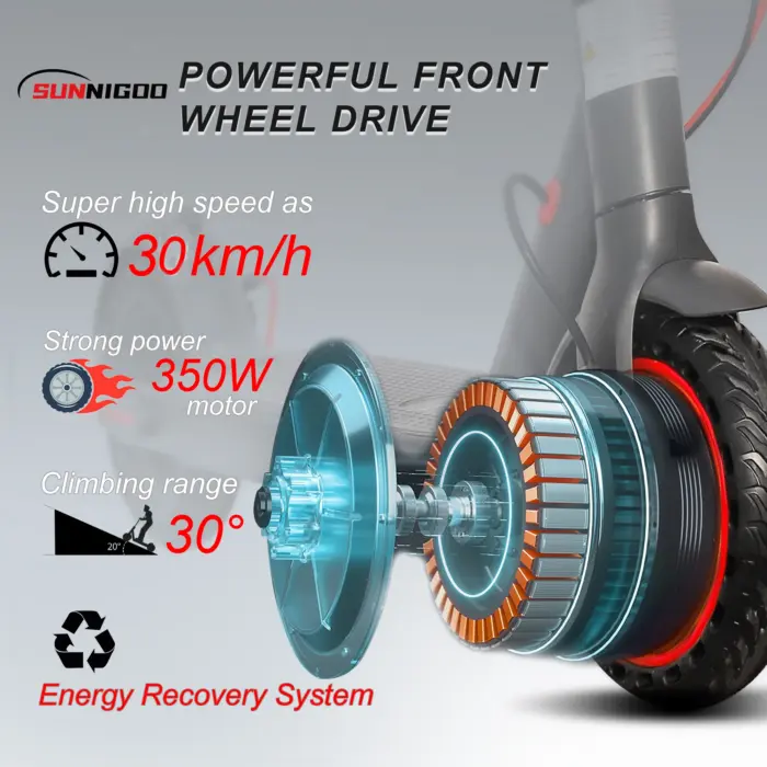Trottinette Électrique pour adulte, 350W  (30 km d'autonomie) - Kf a e ac ada de aa e b b f ab e - Mon Univers Tech