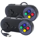 Kit de 2 manettse de jeu rétro filaire USB - Kf h ca e b b ea c b e c cl - Mon Univers Tech