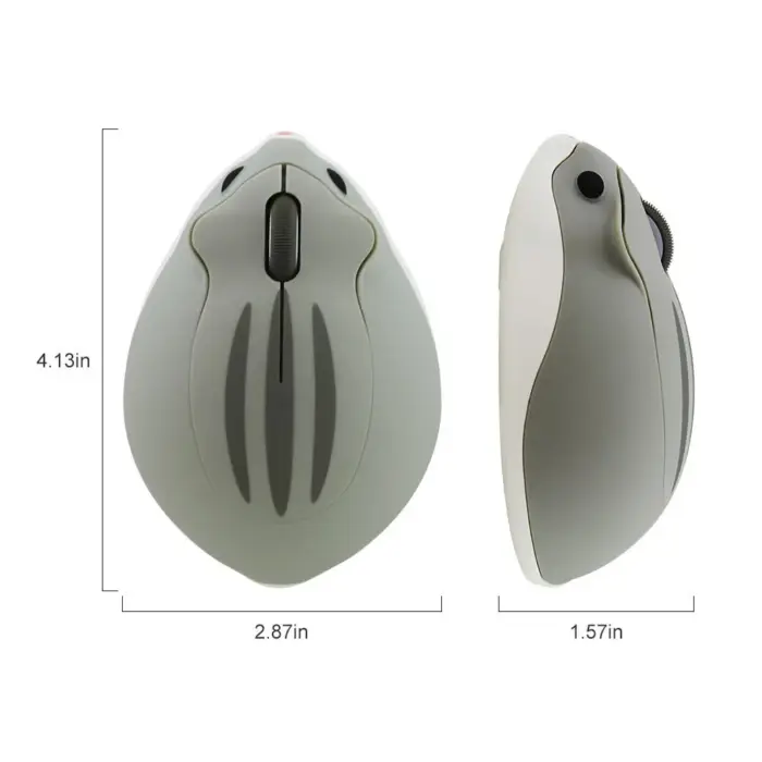 Mini souris ergonomique sans fil design hamster - Kf hd ed a b d e b d ee e fem - Mon Univers Tech