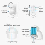 Détecteur de mouvement anti-vol infrarouge sans fil - CPVAN - Kf s db cb bb a fb d y - Mon Univers Tech