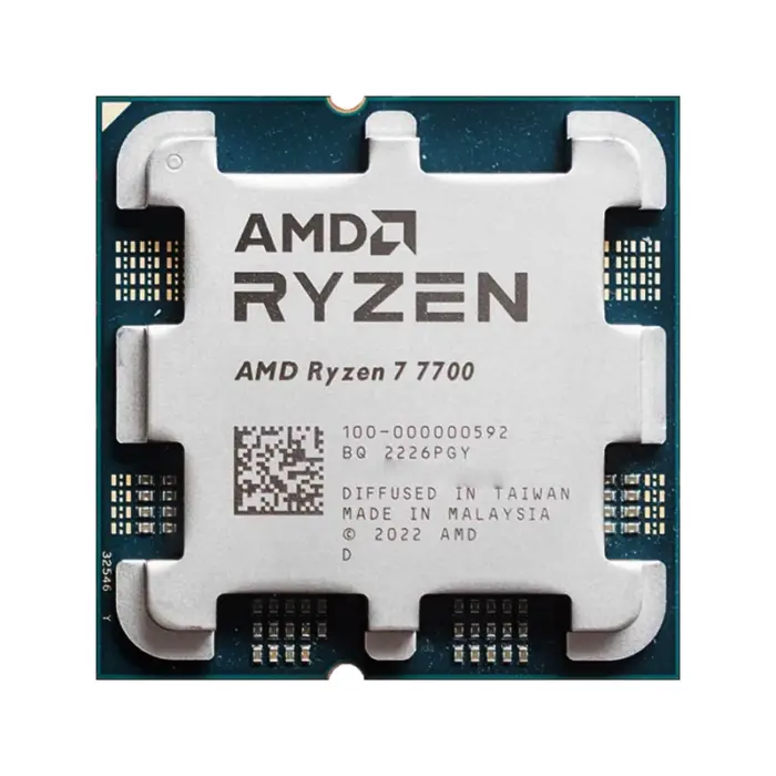 AMD Ryzen 7 7700, 5.3GHz, 8 cœurs, 16 threads (socket AM5) - Kf s ccc f f c f f b f - Mon Univers Tech