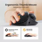 Souris Trackball ergonomique bluetooth multi-appareils - Kf s db b de fa ffc f eac dcffcs - Mon Univers Tech