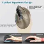 Souris verticale ergonomique bluetooth RGB avec écran OLED - LEFON - Kf s b dcc f dbbed c fc e f bv - Mon Univers Tech