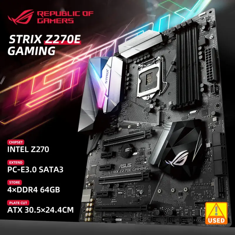 Carte mère Gaming - ASUS ROG STRIX- Z270E - Kf s dda c fdba af a e f z - Mon Univers Tech