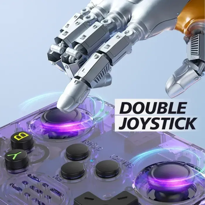 Console de jeu rétro portable (avec 128 Go de jeux intégrés) - Kf s a d a f e ba fef fc ap - Mon Univers Tech