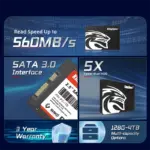 Disque dur interne SSD, 2.5 pouces - KingSpec - Kf s e cd c f c a ded b - Mon Univers Tech