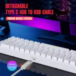 Mini clavier de jeu filaire RVB K68, 19 touches - Kf s e adbd ab bcf cc bd t - Mon Univers Tech