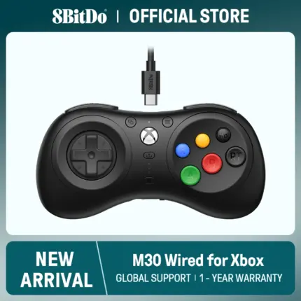 Manette filaire M30 8BitDo(pour Xbox Series X, S, Xbox One et Windows) - Kf s d b e c ea c afec ed c bo - Mon Univers Tech