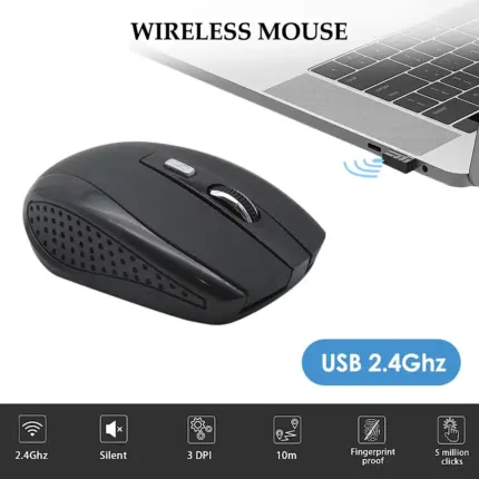 Souris optique sans fil 2.4G à DPI réglable - Kf s e f db f cbdcf d ei - Mon Univers Tech