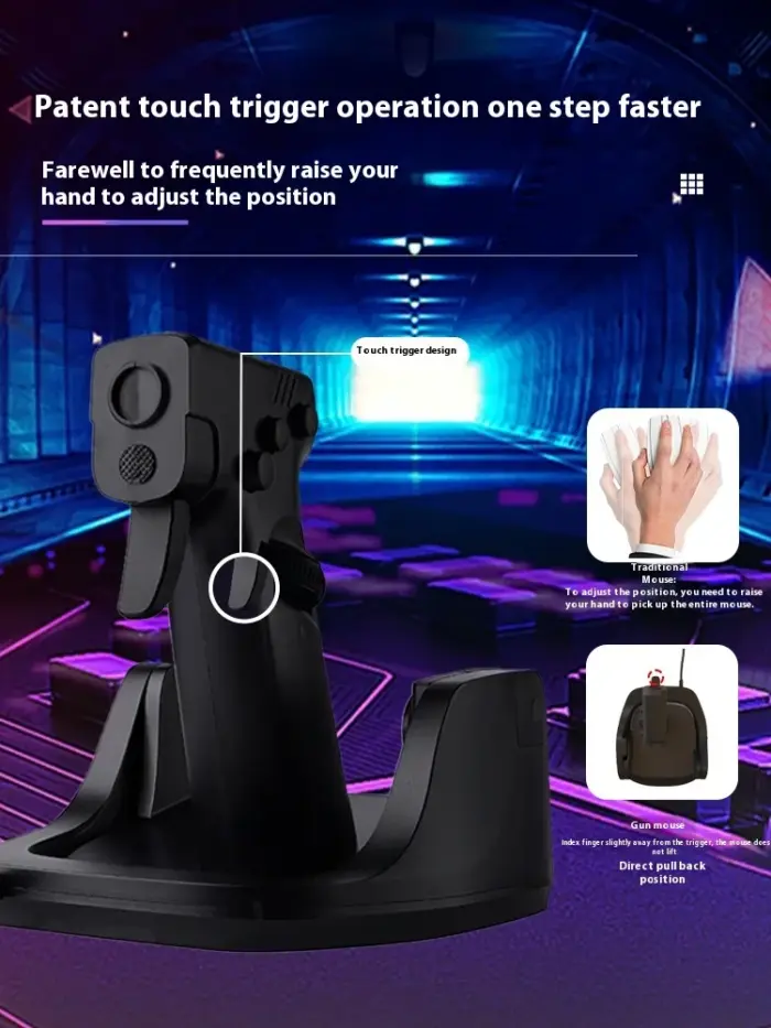 Souris de tir pistolet pour jeux-vidéos FPS - Kf s c a e f a d f dj - Mon Univers Tech