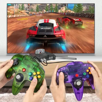 Manette de jeu filaire transparente pour console Nintendo 64, - Kf s ee caec bc ac f f e d d z - Mon Univers Tech