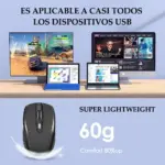 Souris optique sans fil 2.4G à DPI réglable - Kf s cb f ca a adfa d o - Mon Univers Tech