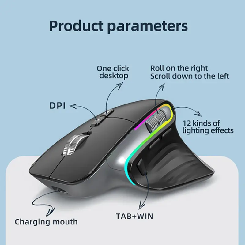 Souris optique portable bluetooth multi-appareils - Kf s c c e eb e faa ac afz - Mon Univers Tech
