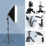Soft box avec trépied pour studio photo - Kf s cf e b a bf e bf fb ef r - Mon Univers Tech