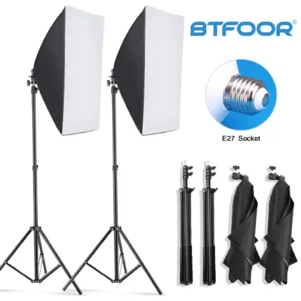 Soft box avec trépied pour studio photo - Kf s f a bc b ac a e e a r - Mon Univers Tech