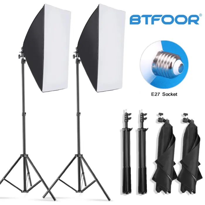 Soft box avec trépied pour studio photo - Kf s f a bc b ac a e e a r - Mon Univers Tech