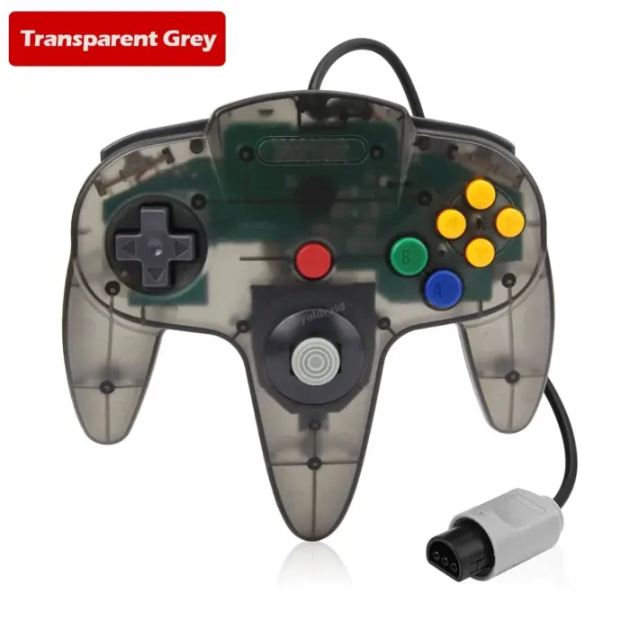 Manette de jeu filaire transparente pour console Nintendo 64, - Kf s cf a e a fd a af f - Mon Univers Tech