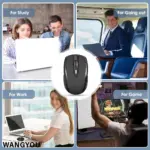 Souris optique sans fil 2.4G à DPI réglable - Kf s e f a c dab df b e d g - Mon Univers Tech