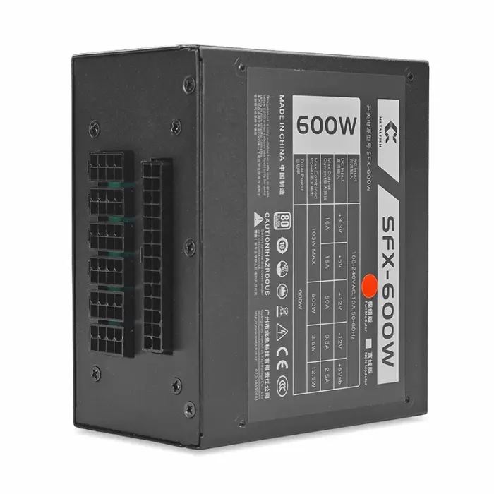 Alimentation modulaire SFX 80Plus Bronze, 600W,  Mini ITX - METALFISH - Kf s f b e d fd d ee a ds - Mon Univers Tech