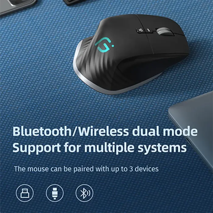 Souris optique portable bluetooth multi-appareils - Kf s b d fefc f b bebce a - Mon Univers Tech