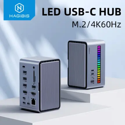 Station d'accueil USB C avec double HDMI, boîtier SSD M.2, Ethernet 100W PD (pour ordinateur portable Macbook Pro) - Kf s e e c a b b ea ad bz - Mon Univers Tech