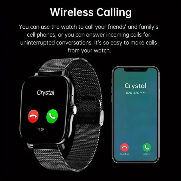 Montre intelligente pour téléphone Android - Kf s df be b b c fbd f l - Mon Univers Tech