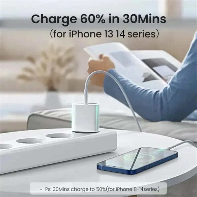 Chargeur secteur rapide de type C pour iPhone - Kf s ecc d da bab e bbccd d w - Mon Univers Tech