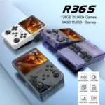 Console de jeu rétro portable (avec 128 Go de jeux intégrés) - Kf sae f cf f afe e e c c p - Mon Univers Tech