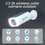 Kit de 2 caméra de sécurité extérieure solaire sans fil - Kf sb b d c b dfbafc ac n - Mon Univers Tech