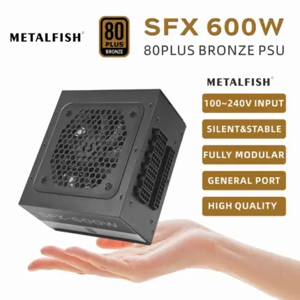 Alimentation modulaire SFX 80Plus Bronze, 600W,  Mini ITX - METALFISH - Kf sb b efd bd ddb e f b f e fc k - Mon Univers Tech