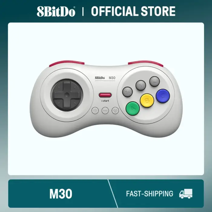 Manette de jeux  rétro 8bitdo M30 (pour Nintendo Switch / PC / Mac et Android) - Kf scbc c a fd ab a e f eg - Mon Univers Tech