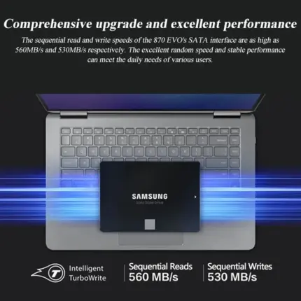 SSD interne SAMSUNG 870 EVO SATA3 de 2.5 pouces - Kf sda f fe d c d db bdy - Mon Univers Tech