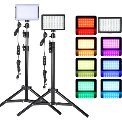 Kit d'éclairage de photographie avec trépied - Kf sdc c fb d f d cf - Mon Univers Tech