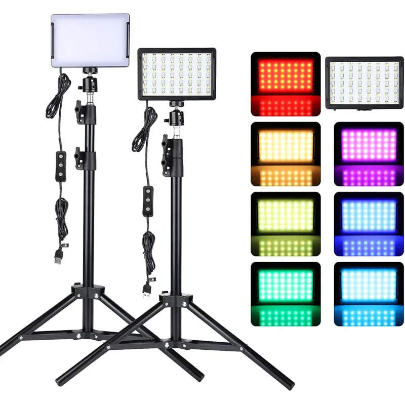 Kit d'éclairage de photographie avec trépied - Kf sdc c fb d f d cf - Mon Univers Tech