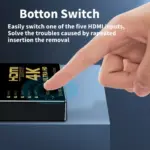 Commutateur HDMI 4K avec télécommane - Kf se e d c b e a do - Mon Univers Tech
