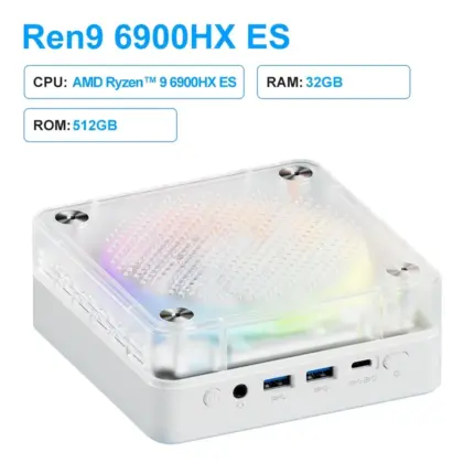 Mini PC - AMD Ryzen 9 6900HX (avec Wi-Fi 6, port DDR5 et port M2) - Kf sec a ba fc f ea dm - Mon Univers Tech