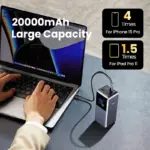 Banque d'alimentation pour ordinateur portable (200 W, 20000 mAh) - Kf sfd ccc c c e b adb c a e c b p - Mon Univers Tech