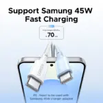 Câble de charge USB-C charge rapide (100W) - Kf s ee f e d d b cf f f f d x - Mon Univers Tech