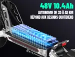 Trottinette Électrique – 500W, Double Suspension & Éclairage LED - Kf a c c e dd d b x - Mon Univers Tech
