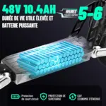 Trottinette Électrique – 500W, Double Suspension & Éclairage LED - Kf abd be e d fa d c a ad - Mon Univers Tech