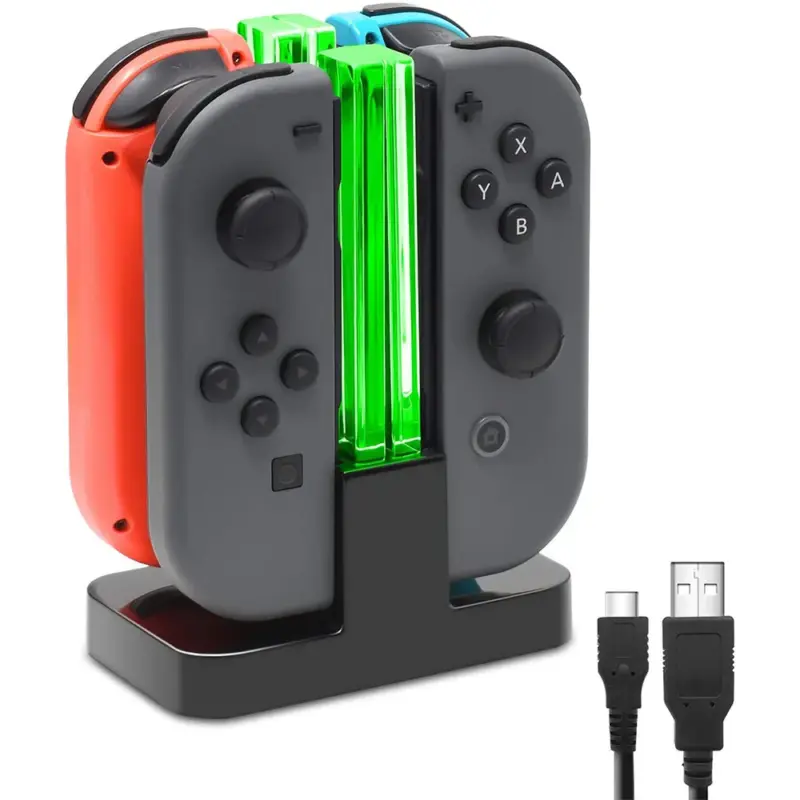 Station de Charge pour Joy-Con Nintendo Switch – Support 4 Manettes - Kf h ef a c cd b ae d a bb ad - Mon Univers Tech