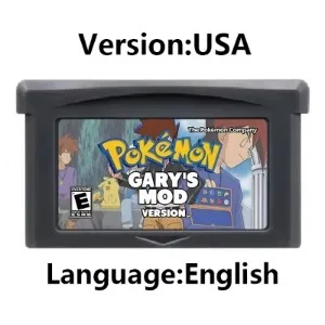 Cartouche de jeu Pokémon Gary’s Mod Version – Game Boy Advance (Version USA, Anglais) - Kf s cf cc b e ea b f d bfaf e j - Mon Univers Tech