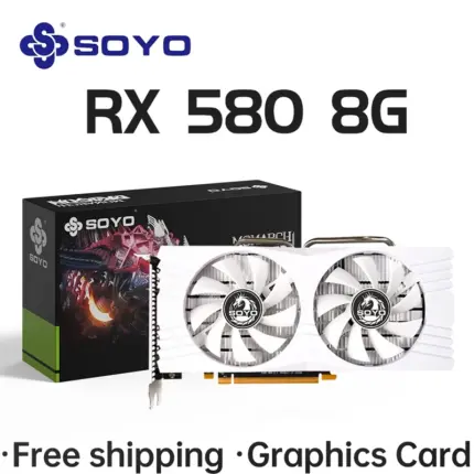 Carte graphique AMD Radeon RX 580 8 Go – SOYO - Kf s eee e f da e d r - Mon Univers Tech