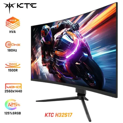 Écran Gaming Incurvé 32” WQHD 180Hz - KTC - Kf s e a e c abd d ee o - Mon Univers Tech
