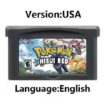 Cartouche de jeu Pokémon Hisui Red – Game Boy Advance (Version USA, Anglais) - Kf s ee cc f d f e z - Mon Univers Tech
