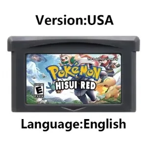 Cartouche de jeu Pokémon Hisui Red – Game Boy Advance (Version USA, Anglais) - Kf s ee cc f d f e z - Mon Univers Tech