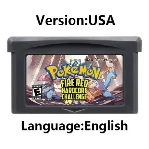 Cartouche de jeu Pokémon "Fire Red Hardcore Challenge" – Game Boy Advance (Version USA, Anglais) - Kf s a ebff bf a a p - Mon Univers Tech
