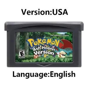 Cartouche de jeu Pokémon “Ash Hoenn” – Game Boy Advance (Version USA, Anglais) - Kf s d fc db d fb d a cebl - Mon Univers Tech