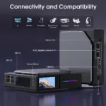 Mini PC Intel N100 S1 – Double LAN, HDMI & Écran Statut intégré - Kf s dda dbee d bce f ecdedm - Mon Univers Tech
