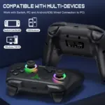 Manette Pro Switch RGB avec boutons programmables - Kf s c c c b a a b cf t - Mon Univers Tech